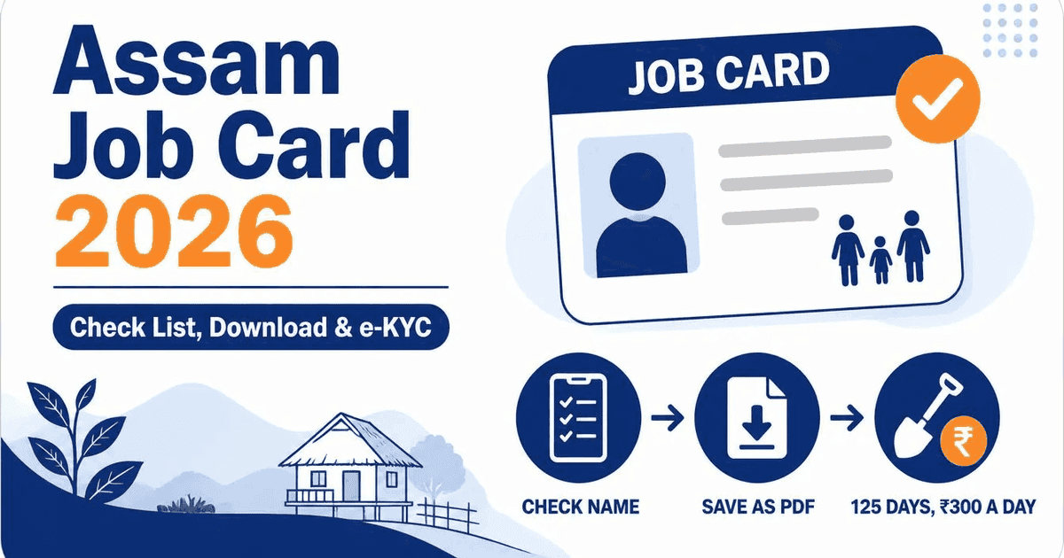 Assam Job Card 2026 — Check List, Download and e-KYC
